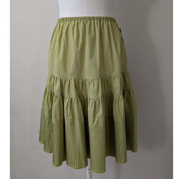 Moschino Jeans Vintage Cotton Blend Peasant Skirt - Moschino Donna Made In Italy - Picture 2 of 12